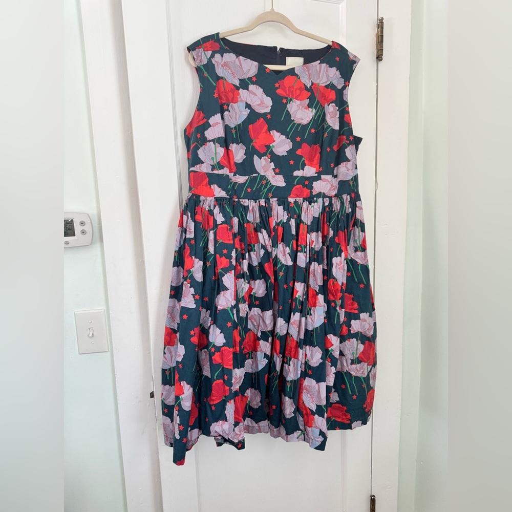 ModCloth Fabulous fit and flare dress 2X